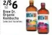 Met Foodmarkets Brew Dr. Organic Kombucha offer