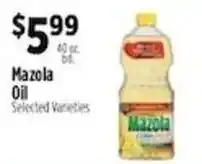 Pioneer Supermarkets Mazola Oil offer
