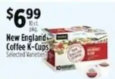Pioneer Supermarkets New England Coffee K-Cups offer