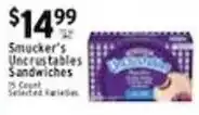 Met Foodmarkets Smucker's Uncrustables Sandwiches offer