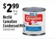 Pioneer Supermarkets Nestlé Camation Condensed Milk offer