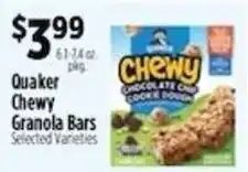 Pioneer Supermarkets Quaker Chewy Granola Bars offer