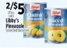 Pioneer Supermarkets Libby's Pineapple offer