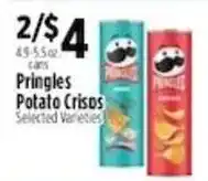 Pioneer Supermarkets Pringles Potato Crisos offer
