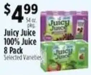 Pioneer Supermarkets Juicy Juice 100% Juice offer