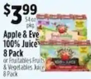 Pioneer Supermarkets Apple & Eve 100% Juice offer