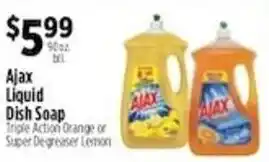 Pioneer Supermarkets Ajax Liquid Dish Soap offer