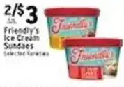 Met Foodmarkets Friendly's Ice Cream Sundaes offer