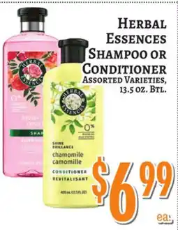 Trade Fair Supermarket HERBAL ESSENCES SHAMPOO OR CONDITIONER offer