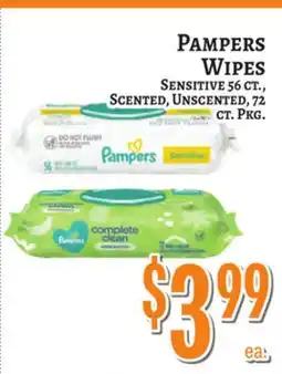 Trade Fair Supermarket PAMPERS WIPES offer