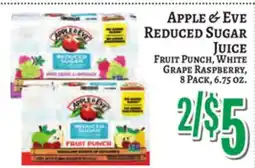 Trade Fair Supermarket APPLE & EVE REDUCED SUGAR JUICE offer