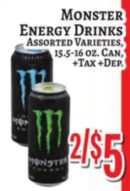 Trade Fair Supermarket Monster Energy Drinks offer