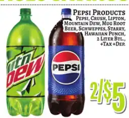 Trade Fair Supermarket PEPSI PRODUCTS offer