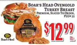 Trade Fair Supermarket Boar's Head Ovengold Turkey Breast offer