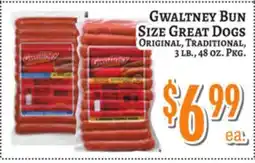 Trade Fair Supermarket GWALTNEY BUN SIZE GREAT DOGS offer