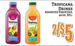 Trade Fair Supermarket TROPICANA DRINKS offer