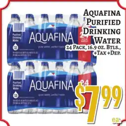 Trade Fair Supermarket AQUAFINA PURIFIED DRINKING WATER offer