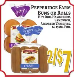 Trade Fair Supermarket PEPPERIDGE FARM Buns or Rolls offer