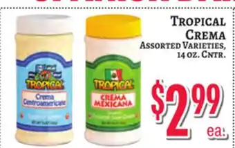 Trade Fair Supermarket TROPICAL Crema offer