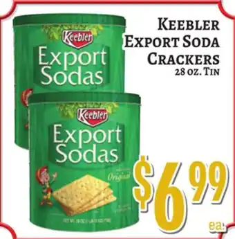 Trade Fair Supermarket KEEBLER EXPORT SODA CRACKERS offer