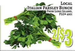 Trade Fair Supermarket LOCAL ITALIAN PARSLEY BUNCH offer