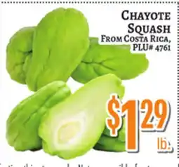 Trade Fair Supermarket CHAYOTE SQUASH offer
