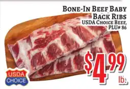 Trade Fair Supermarket BONE-IN BEEF BABY BACK RIBS offer