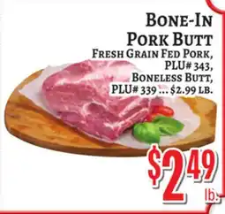 Trade Fair Supermarket BONE-IN PORK BUTT offer