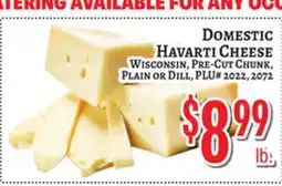 Trade Fair Supermarket DOMESTIC HAVARTI CHEESE offer