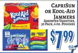 Trade Fair Supermarket CAPRISUN OR KOOL-AID JAMMERS offer