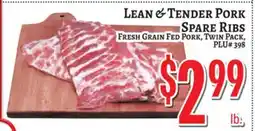 Trade Fair Supermarket LEAN & TENDER PORK SPARE RIBS offer