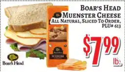 Trade Fair Supermarket Boar's Head Muenster Cheese offer