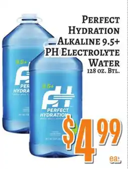 Trade Fair Supermarket PERFECT HYDRATION Alkaline 9.5+ PH Electrolyte Water offer