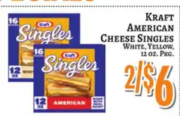 Trade Fair Supermarket KRAFT AMERICAN CHEESE SINGLES offer