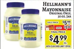 Trade Fair Supermarket HELLMANN'S MAYONNAISE offer