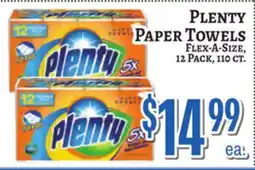 Trade Fair Supermarket PLENTY PAPER TOWELS offer