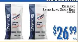 Trade Fair Supermarket RICELAND EXTRA LONG GRAIN RICE offer