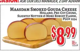 Trade Fair Supermarket MAASDAM SMOKED GOUDA CHEESE offer