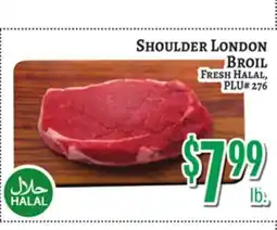 Trade Fair Supermarket SHOULDER LONDON BROIL offer