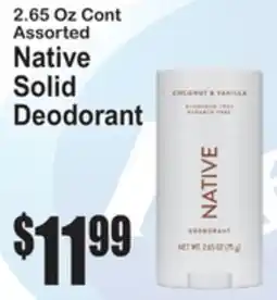 SuperFresh Native Solid Deodorant offer
