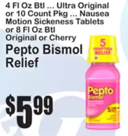 SuperFresh Pepto Bismol Relief offer