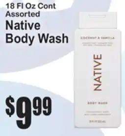 SuperFresh 18 Fl Oz Cont Assorted Native Body Wash offer