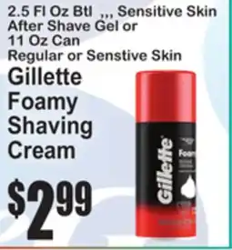 SuperFresh Gillette Foamy Shaving Cream offer