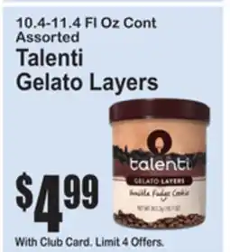 SuperFresh Assorted Talenti Gelato Layers offer
