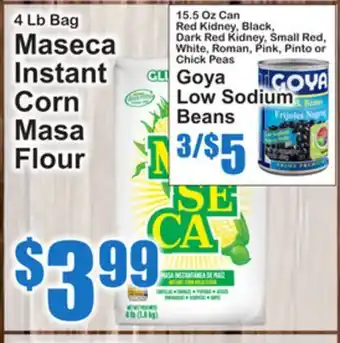 SuperFresh Maseca Instant Corn Masa Flour offer