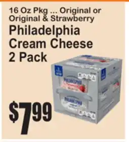 SuperFresh Original or Original & Strawberry Philadelphia Cream Cheese offer