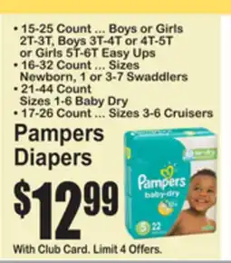 SuperFresh Pampers Diapers offer