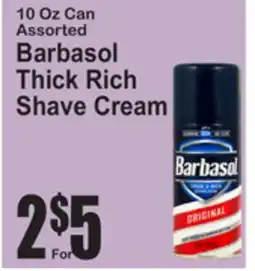 SuperFresh Barbasol Thick Rich Shave Cream offer