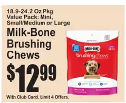 SuperFresh Milk-Bone Brushing Chews offer