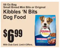 SuperFresh Small Breed Mini Bits or Original Kibbles 'N Bits Dog Food offer